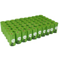 Eco Cornstarch Based green color biodegradable dog poo poop bags